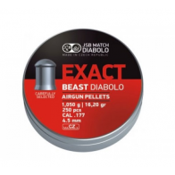JSB Exact Beast Diabolo (0.177) cal - 16.20 Grains -250 | Round Head Pellets