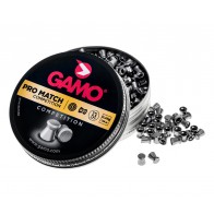 Gamo Pro-Match 0.177-Cal 500 Pellets | Wadcutter Head-7.56 Grains [ HSN 93062900