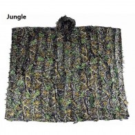 10Dare Camo Ghillie Suit | Jungle Camouflage | Poncho with Full Head Cover | Wildlife Shooting, Bird Watching Suits