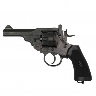 Webley MKVI - 4Inch Revolver Black 12G CO2 | Pellets | .177 Air Pistol