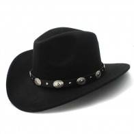 10Dare Cowboy Hat | Black | Stetsons, Fedoras, Sombreros Sun Hats | Pure Felt Material Light Tan Colour | Outdoor Headgear [HSN 6501