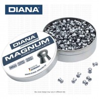 Diana Magnum Diabolo | German Round Head Pellets | 0,56 g, 8.6 gr | 0.177 - 4.5mm | 500 Pellets for Air Rifles [ HSN 93062900