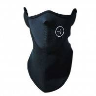 10Dare Balaclava Half Face Fleece Warm Thermal Veil Mask | Face & Neck Protection | Black | Winter Wear | Cycling, Skiing, Biking, Cold Wind Safety