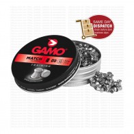 Gamo Match 0.177-Cal 500 Pellets | Wadcutter Head-7.87 Grains [ HSN 93062900