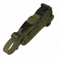 10Dare 3 Point Rifle Sling | Olive/Army Green Adjustable Durable Tactical Bungee Sling | Airgun Slings & Mounts
