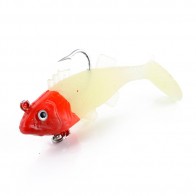 Crank Lures for Fishing | White Red | High Carbon Steel Anchor Hook Fishing Baits