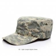 10Dare Camo Army Patrol Cap | C3- Digital Jungle Camo | 59cm Head, 8.5 CM High | Indian & US Army Jungle Cap for Men & Women | Cotton | Outdoor Headgear [HSN 6501