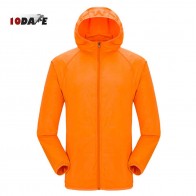 10Dare Raincut Waterproof Jacket | Orange | Bikers, Hiking Rain Coats | GenTex Lightweight with 2 Pockets | Carry Bag | Outdoor Rain Protection Apparel