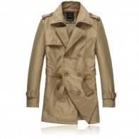 Classic Trench/Over Coat for Men & Women | Khaki | Double Breast Design | Stylish Polyester/Cotton Winter Wear [HSN 62