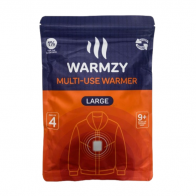Warmzy Reusable Body Warmer Pack (Body 4) | Warmth for 9+ Hours | Air Activated Pocket Heater Heat Pouch | Self Heating Winter Travel Warmer & Camping Essential for Men & Women (38249900)