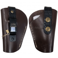 Pure Leather Dark Brown Print Holster for Handguns | Walther PPKS Holster | Webley Scott Holster | Revolver Cover YB-14 [ HSN - 4202