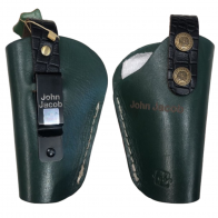 Pure Leather Olive Green Print Holster for Handguns | Walther PPKS Holster | Webley Scott Holster | Revolver Cover YB-14 [ HSN - 4202