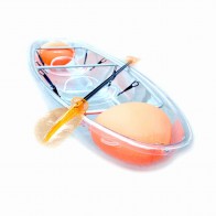 Wajumo-ATG Transparent Kayak | Polycarbonate Boat | 2 Person Kayak with Oars | EGR1511A