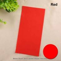 WAJUMO Camping Tent Repair Patch - Red | 5 Pcs - 20cm X 10 cm | Self Adhesive Nylon Fabric Sticker Cloth Patch | DIY Jacket or Tent Repair