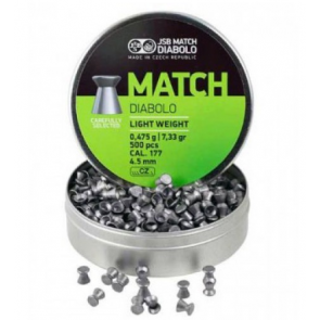 buy JSB Match Diabolo (0.177) Green-Light - 4.50mm-0005-500 | Flat Head Pellets best price 10kya.com