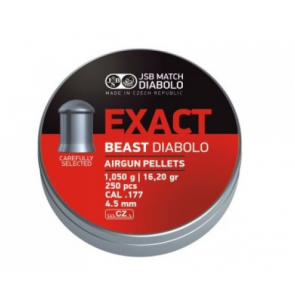 buy JSB Exact Beast Diabolo (0.177) cal - 16.20 Grains -250 | Round Head Pellets best price 10kya.com
