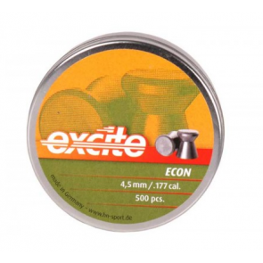 buy H&N Excite Econ (0.177) Cal-7.48 Grains-500 Pellets | Wadcutter Head on 10kya.com