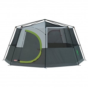 Coleman Cortes Octagon 8 Person Family Tent with Wheeled Carry Bag (Green) | HSN 63062990