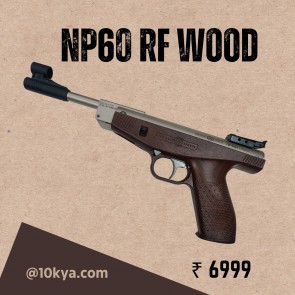 Precihole NP60 Draco Nitro Piston Wood | Break Barrel 4.5 Cal 0.177 Precihole Air Pistols [ HSN 93040000