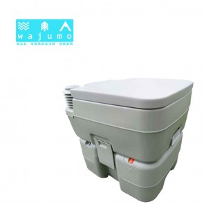 Wajumo-ATG Camper Toilet Commode with Flush & Jet Spray | Outdoor Toilet | RV Toilet | Handicapped Aids | Camping Bath and Toilets [HSN 39229000
