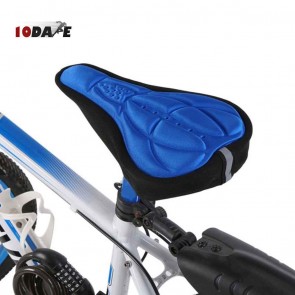 10Dare Cycle Gel Seat Cover | Blue | Comfortable Cushion Soft Seat Cover for Bike Saddle | Cycling Saddles and Covers