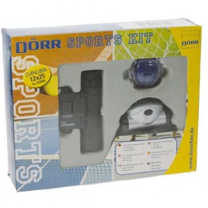 Dorr 12x25 Binoculars and Head Light Sports Kit [ HSN 90051000