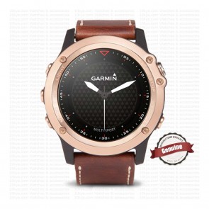 Buy Garmin Fenix 3 Sapphire Rose Gold with Leather Band | 10kya.com Garmin Watches Online Store