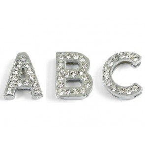 Puppy Love - Slide Letters With Clear Rhinestones