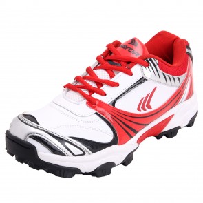 Mayor Red-White Kent Cricket Shoes-MCS6001