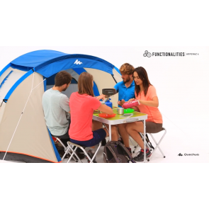 Luxury 4 Person BR+Hall Tent on Rent | Arpenaz 4.1 Family Camping Tent [HSN 996312