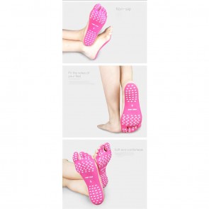 WAJUMO Stick-On Non-Slip Slippers | Swim Wearing Slippers | Pink | Diabetics Foot Protection on Beach/Swimming Pool | Footwear [HSN 64