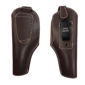 Pure Leather Brown Black Grain for Handguns | Colt 1911 | Glock 17 Holster | Webley Scott Holster | Pistol Cover YB-35[ HSN - 4202