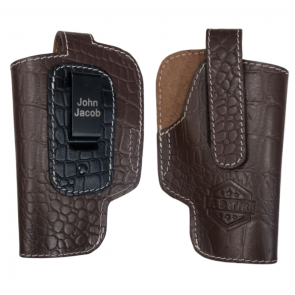 Pure Leather Crocodile Print Holster for Handguns | Walther PPKS Holster | Webley Scott Holster | Revolver Cover YB-13 [ HSN - 4202