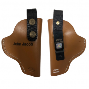 Pure Leather Brown Plain Grain for Handguns | Walther PPKs | Glock 17 Holster | Webley Scott Holster | Pistol Cover YB-17 [ HSN - 4202