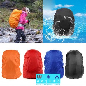 WAJUMO Rain Cover 35-50L Backpacks | Orange Poncho | Rucksack Accessories