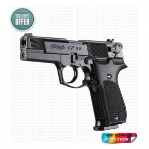 Walther CP88 | 12G CO2 | Pellet Air Pistol | Black [ HSN 93040000
