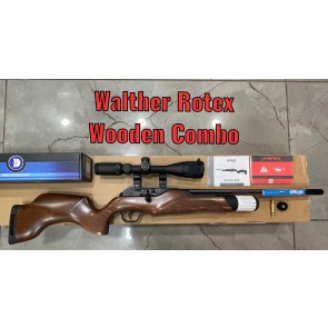 Walther Rotex RM8 Wooden FREE Discovery Scope 0.177 Cal  | PCP Bolt Action Air Rifle [ HSN 93040000