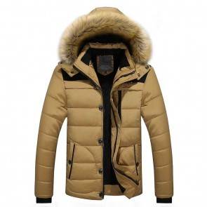 Thick & Light Winter Velvet+Fir Jacket | Black | Stylish Outdoor Wear | 10kya.com