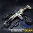 Automatic Assault Toy Rifle | Black | Hydrogel SCAR Replica | 10kya.com Shooting Toys India
