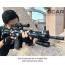Automatic Assault Toy Rifle | Black | Hydrogel SCAR Replica | 10kya.com Shooting Toys India