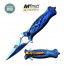 M-Tech MC-A030RB Blue Ninja Dagger Japanese Anime Knife 4.5” Closed | Hunting & Survival Tools | 10kya.com Airgun India Online Store