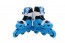 Super-K Adjustable In-Line Skate-Size-34-37-Blue | SCB41190