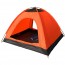 WAJUMO-ATG Auto Pop-Up 4 Tent Orange | 4 Person Waterproof Tent