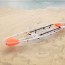 Wajumo-ATG Transparent Kayak | Polycarbonate Boat | 2 Person Kayak with Oars